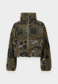 Nike Sportswear STREET Giacca in pile medium olive/neutral