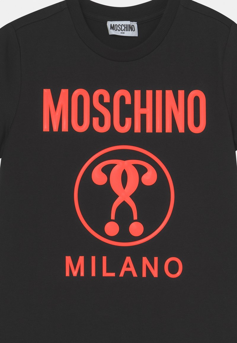 Kinder Bekleidung | MOSCHINO ADDITION UNISEX T-Shirt print black/schwarz - WX89811 Kinder Bekleidung | MOSCHINO ADDITION UNISEX T-Shirt print black/schwarz - WX89811