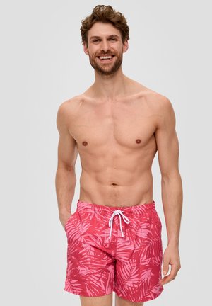 s.Oliver MIT ALL OVER PRINT - Kupaće hlače - himbeere