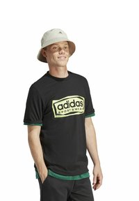 adidas Performance FLD SPW LOGO - T-shirt con stampa - black