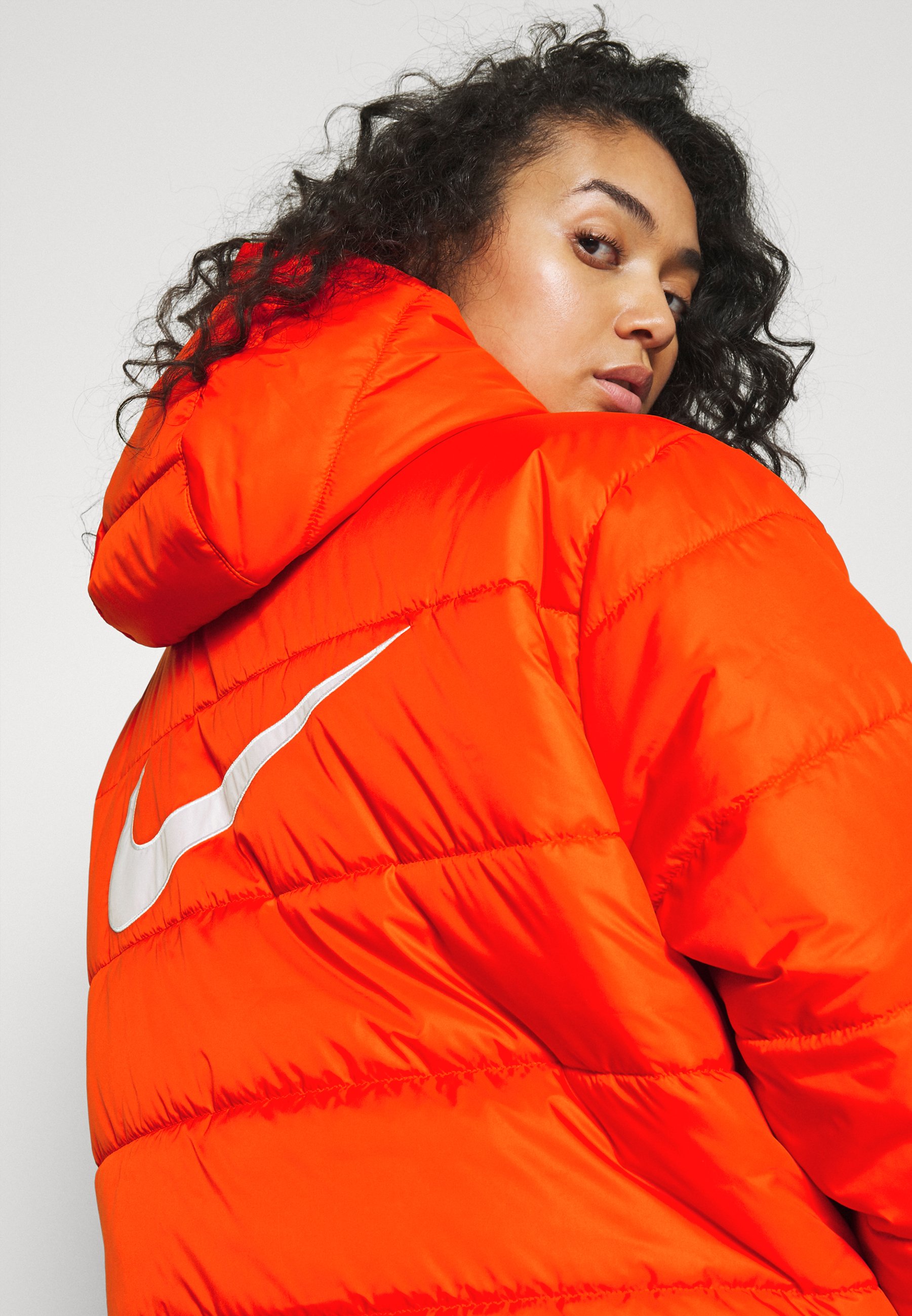 nike winter jacket red