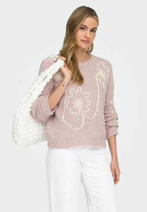 PULLOVER ONLALTA - Maglione - mauve chalk