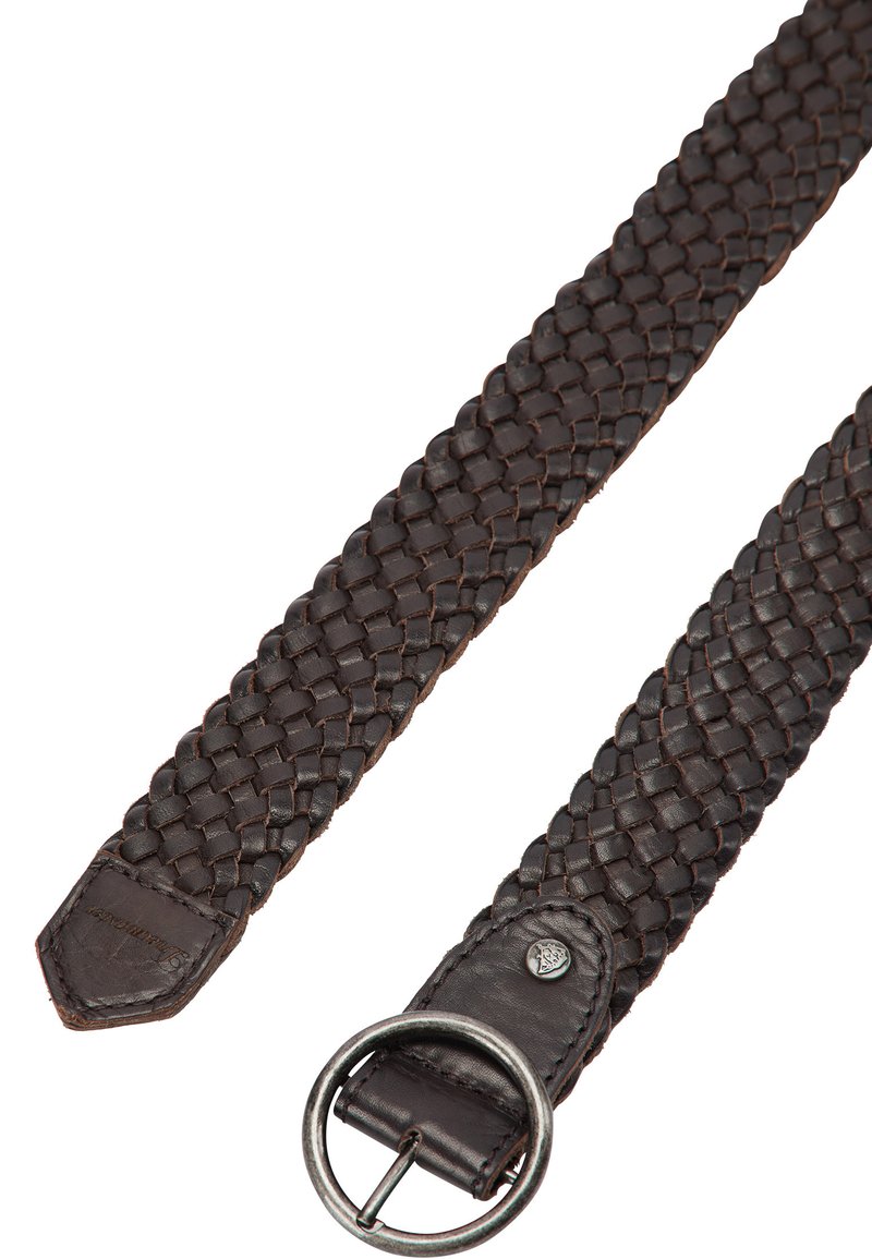 Damen Gürtel casual | DreiMaster DREIMASTER TAKELAGE Flechtgürtel dunkelbraun - DG75937 Damen Gürtel casual | DreiMaster DREIMASTER TAKELAGE Flechtgürtel dunkelbraun - DG75937