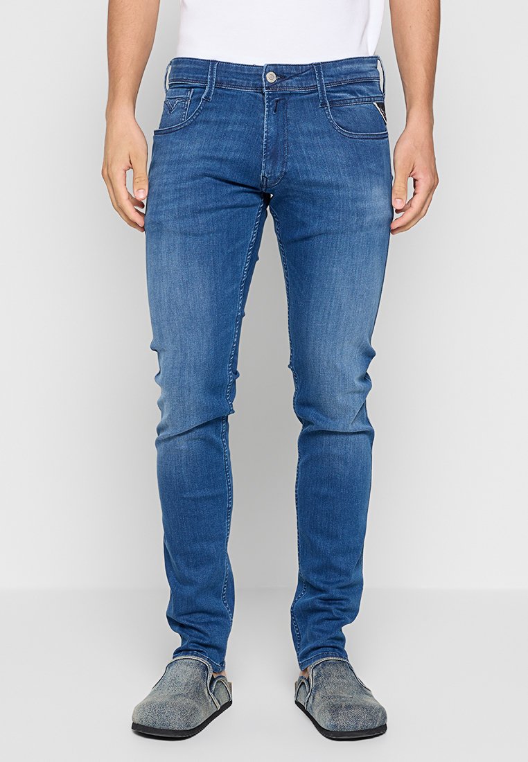 Replay Slim fit jeans blauw