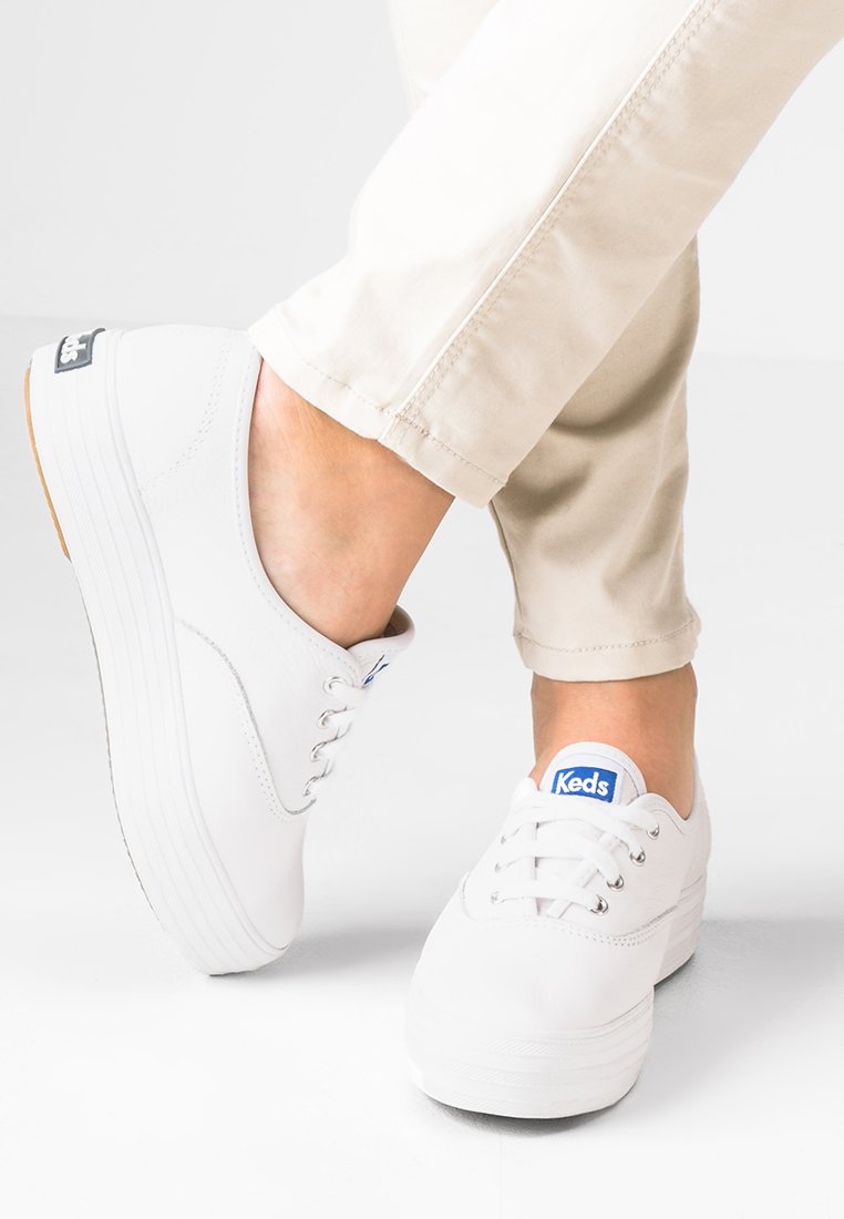 Keds origineel kampioen CVO Kids Lace Up leder Trainers / schoenen - zwart  | Fruugo BE