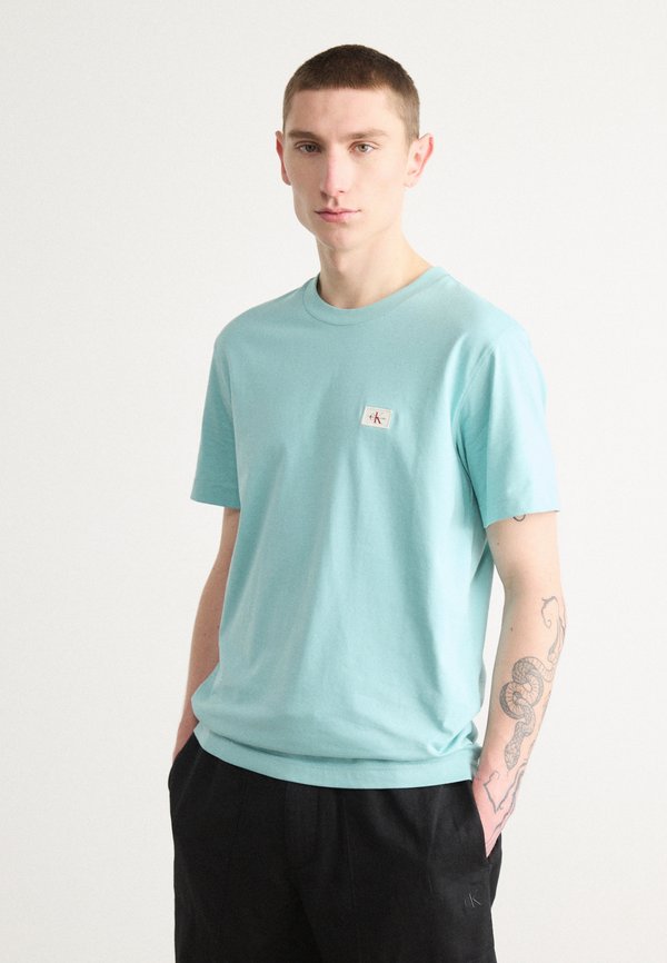 WOVEN LABEL REGULAR TEE - Basic T-shirt - fresh mint