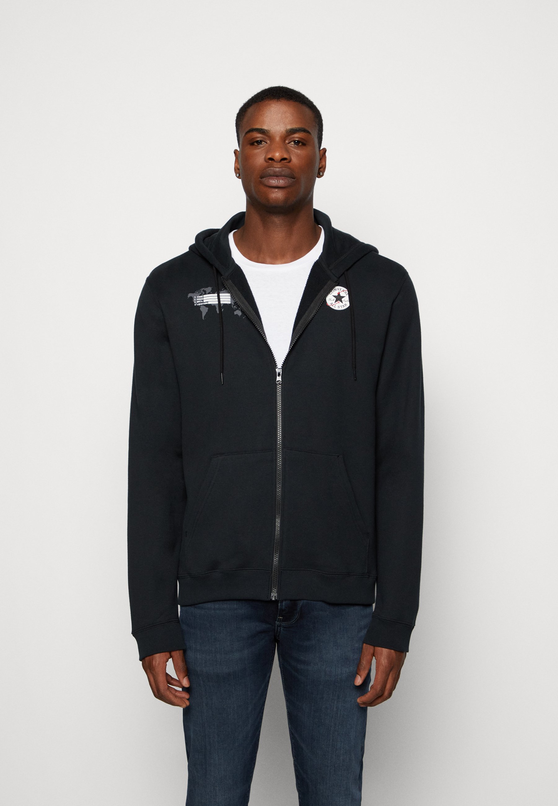 converse full zip hoodie
