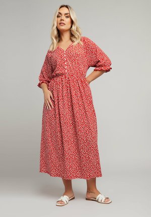Yours Clothing Paitamekko - red
