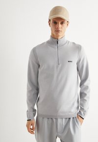 BOSS EVER - Stickad tröja - light/pastel grey