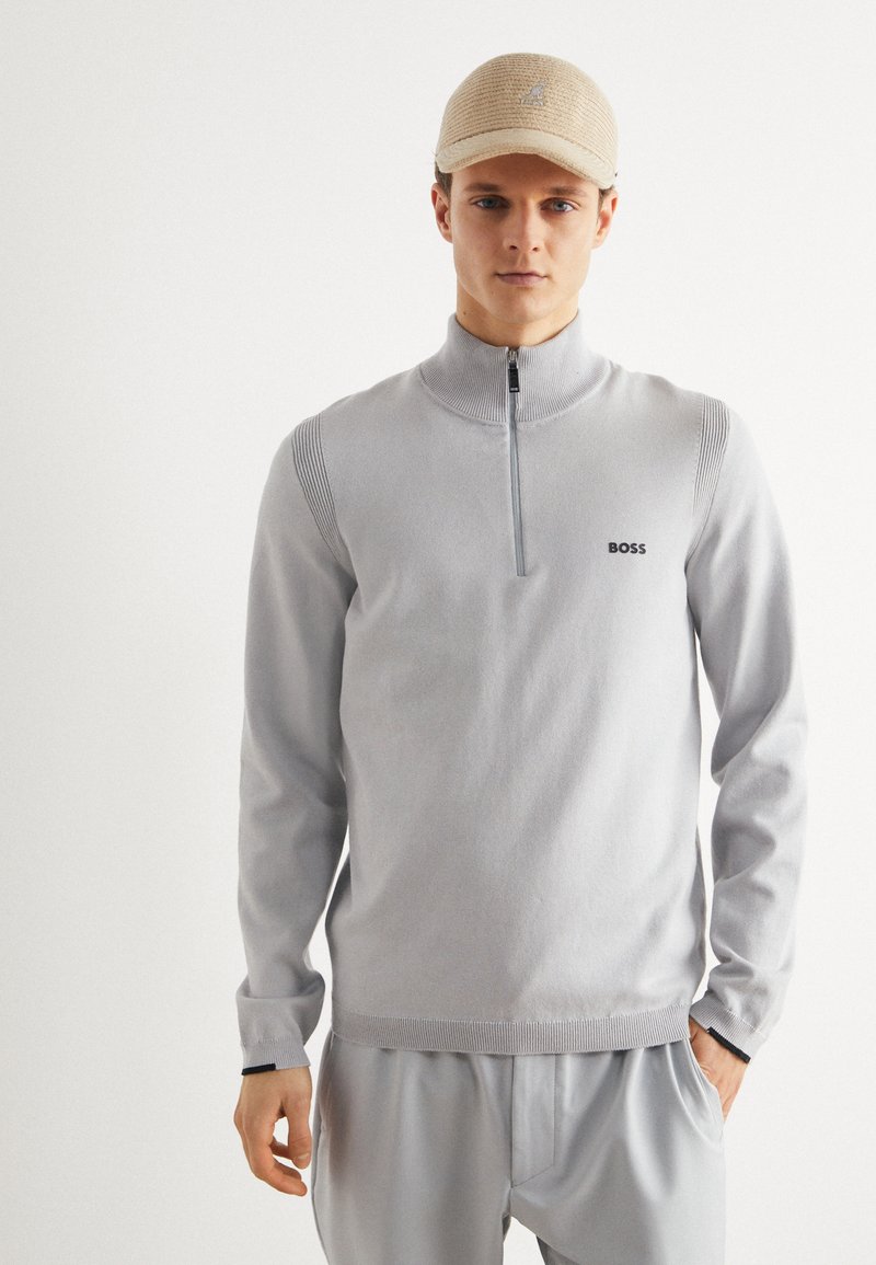 BOSS EVER - Stickad tröja - light/pastel grey