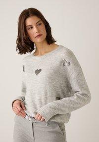 More & More Strickpullover - silvergrey melange