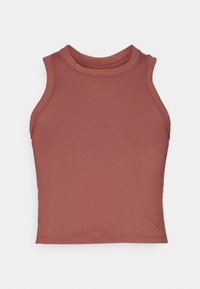 ONE FITTED CROP TANK - Topp - red sepia/black