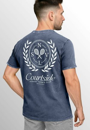 VINTAGE BACK TENNIS  - T-Shirt print - blau