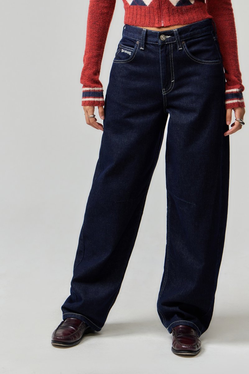 BDG Urban Outfitters LOGAN RINSE - Wide leg - rinse denim