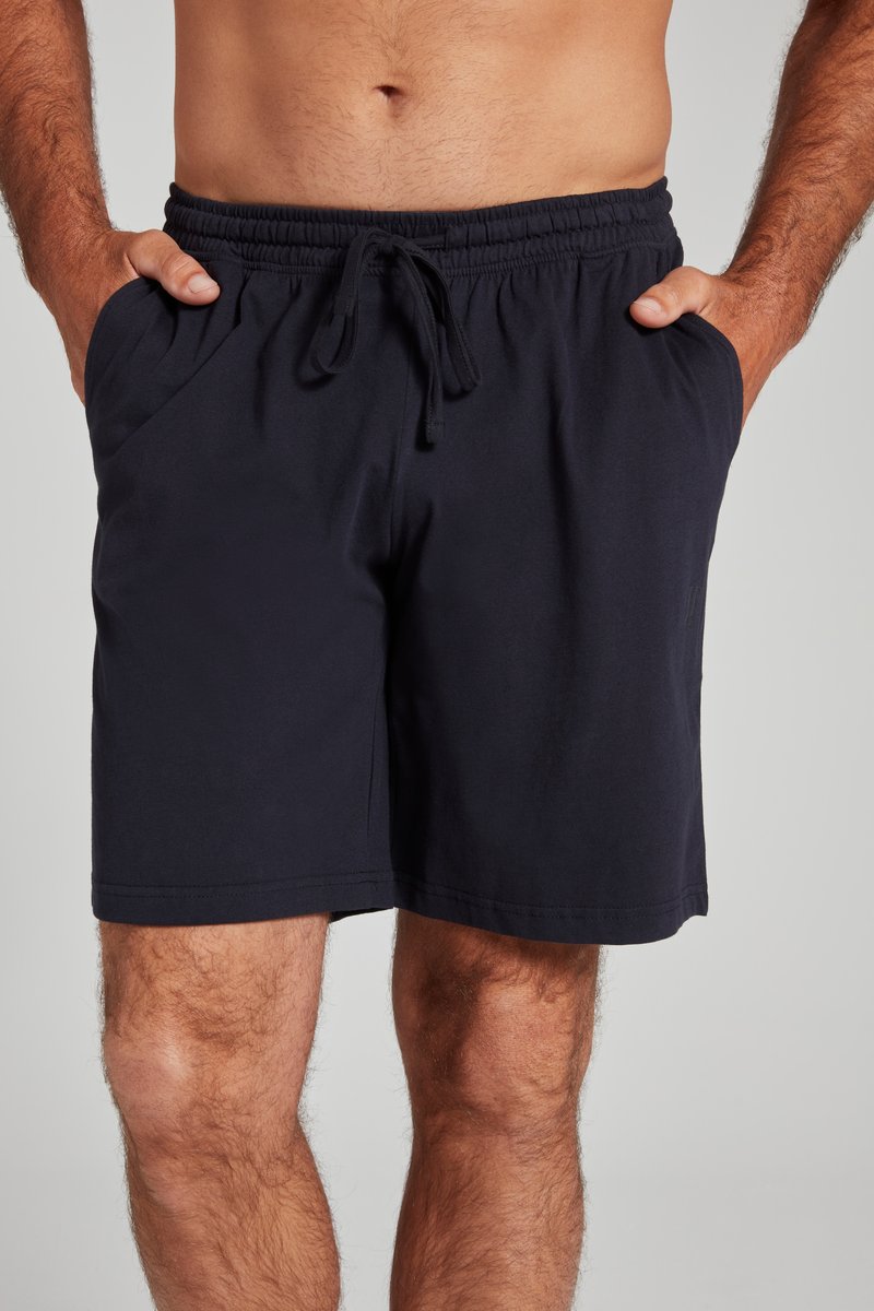 JP1880 PYJAMABROEK, SHORTS, ELASTISCHE BAND, T/M 8XL - Pyjamabroek - navy blue