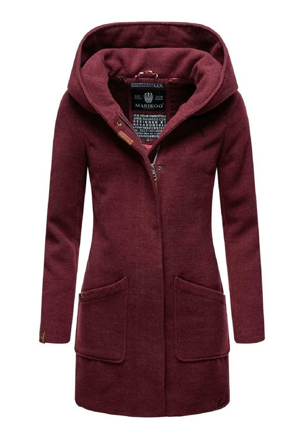 Parka - bordeaux meliert