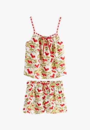 Laura Ashley, REGULAR FIT DOBBY SET - Nachtwäsche Set - red green cramwell orchard