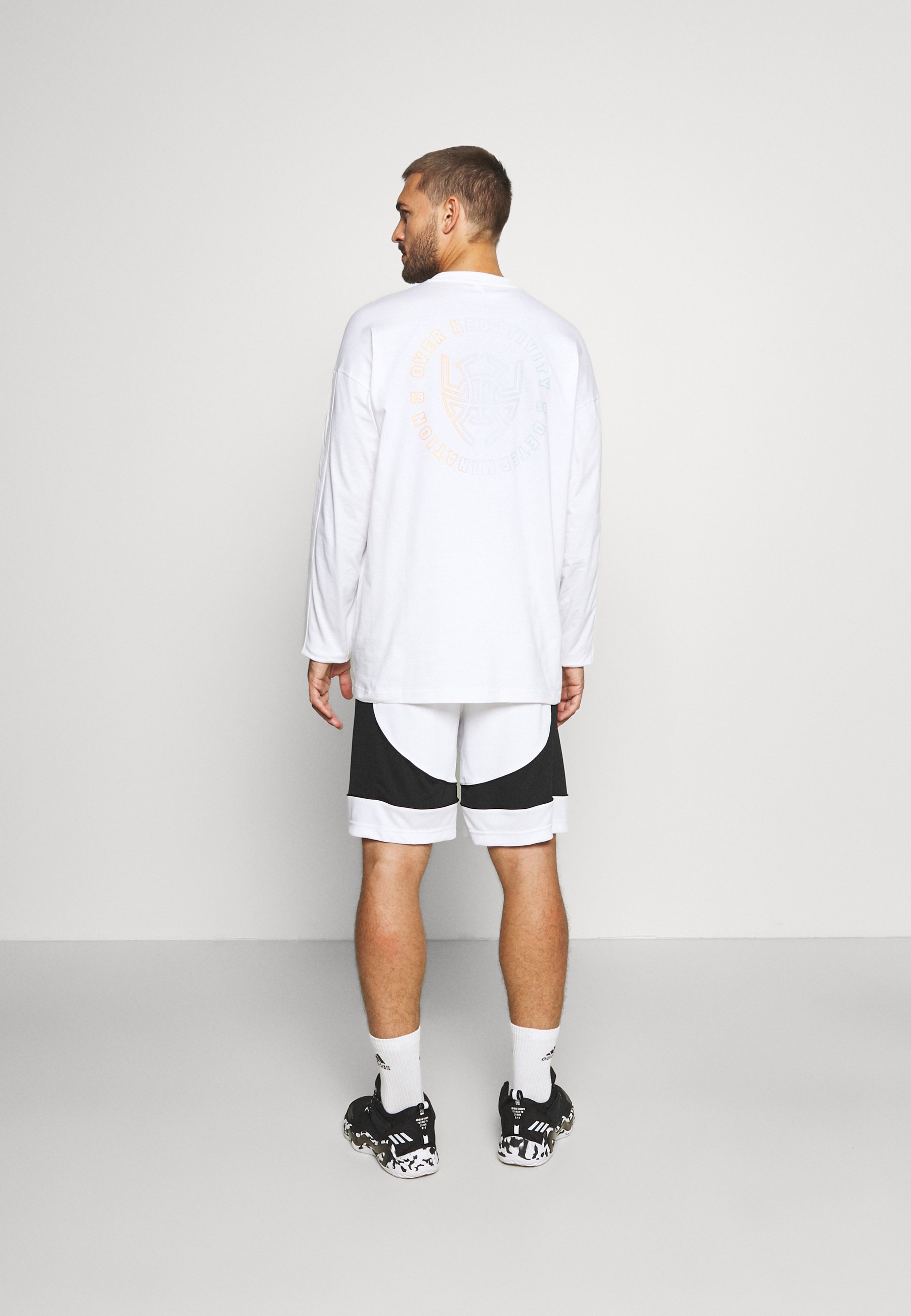 adidas Performance DONOVAN MITCHELL - Camiseta de manga larga -  white/blanco - Zalando.es