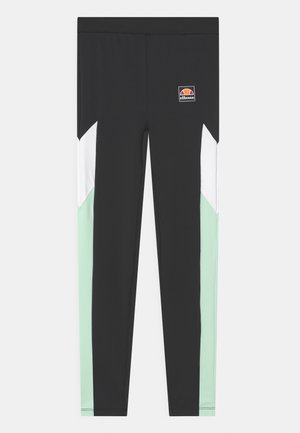 BREEA - Legging - black/light green