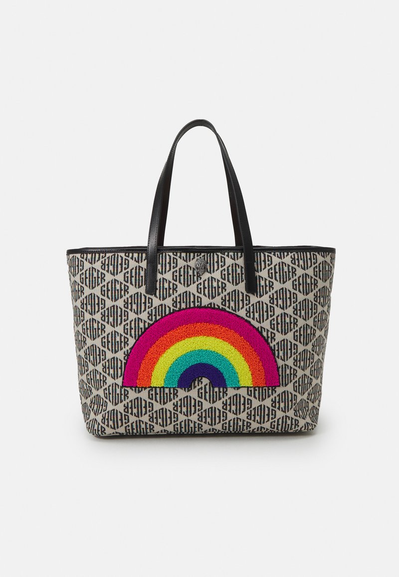 Kurt Geiger London MONOGRAM RICHMOND SHOPPER Shopping Bag black