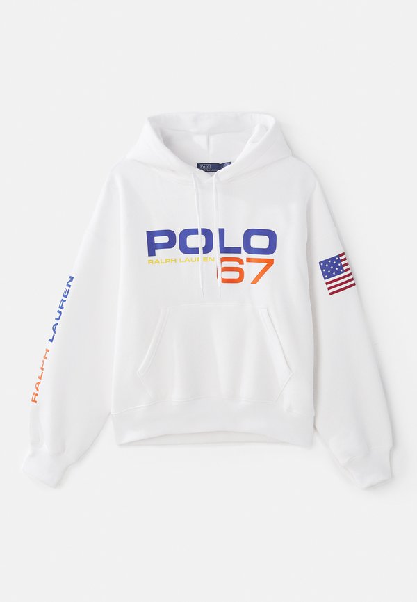 LOGO & FLAG FLEECE HOODIE - Sweatshirt2