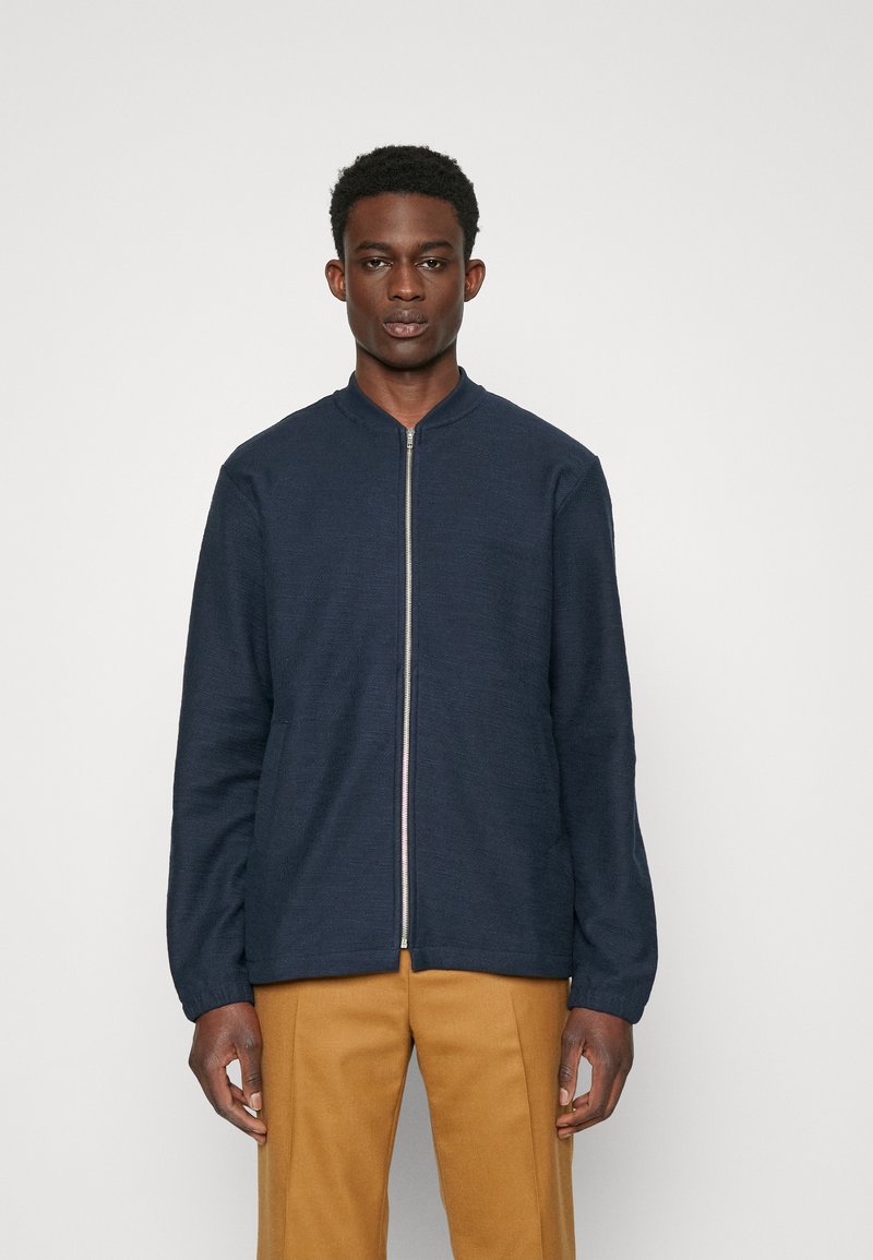 Rotholz LIGHT BOMBER JACKET Zipup sweatshirt dark blue Zalando.ie