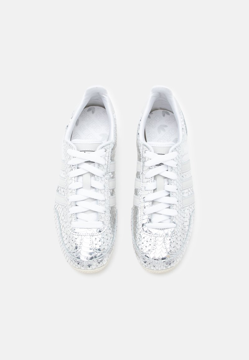 adidas gazelle silver green womens Signature exclusive glitter sneakers | White/Silver | Women | KARL  LAGERFELD main image 1