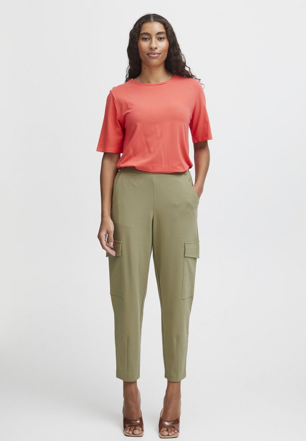 BYRIZETTA - Cargo trousers - aloe2