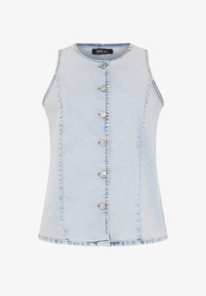 Yours Clothing, WOMEN'S WAISTCOATS - Vest - light blue