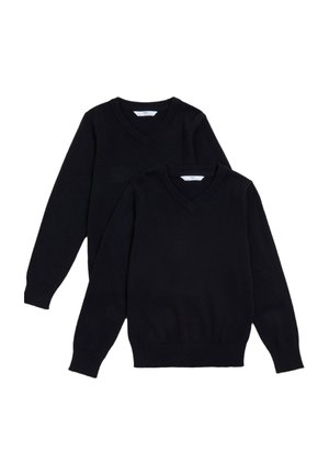 2PK - Strickpullover - black