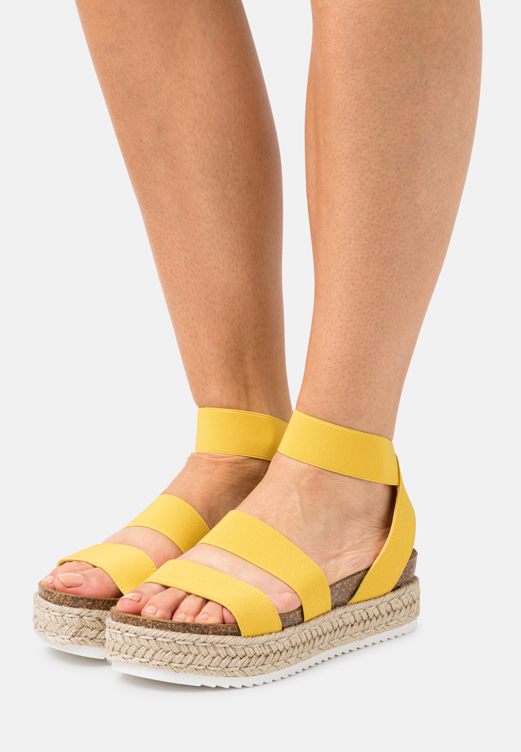 pale yellow sandals