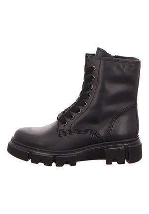 Platform ankle boots - schwarz
