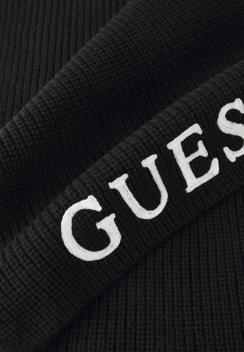Guess Black Ribbed Beanie and Scarf‎ Set NIB Guess GIFT LOGO SET - Scarf - black - Zalando.ie main image 4