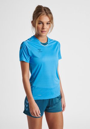 Hummel CORE - Sports T-shirts - light blue