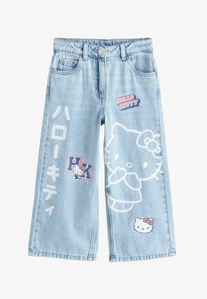 Next, REGULAR FIT - HELLO KITTY WIDE LEG - Relaxed fit jeans - mid wash