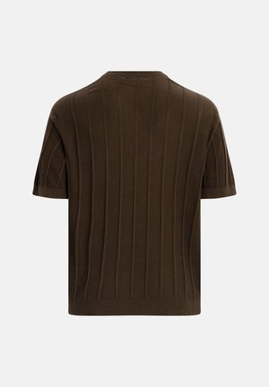 Redefined Rebel, RRMARTIN KNIT TEE REGULAR FIT - Βασικό μπλουζάκι - turkish coffee