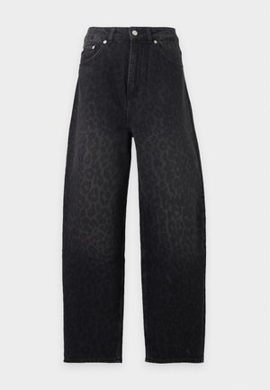 lala Berlin, PANTS - Jeans baggy - black