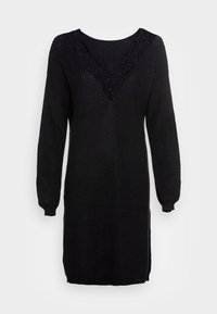 ONLXENIA LIFE DRESS  - Strikkjoler - black