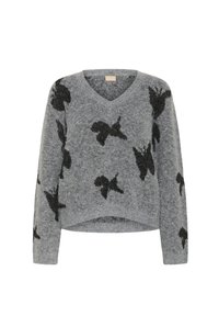 Unausgewählt, mid grey black melange