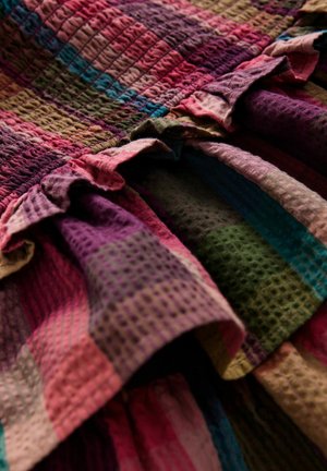 Next CHECK RARA - Áčková sukně - pink