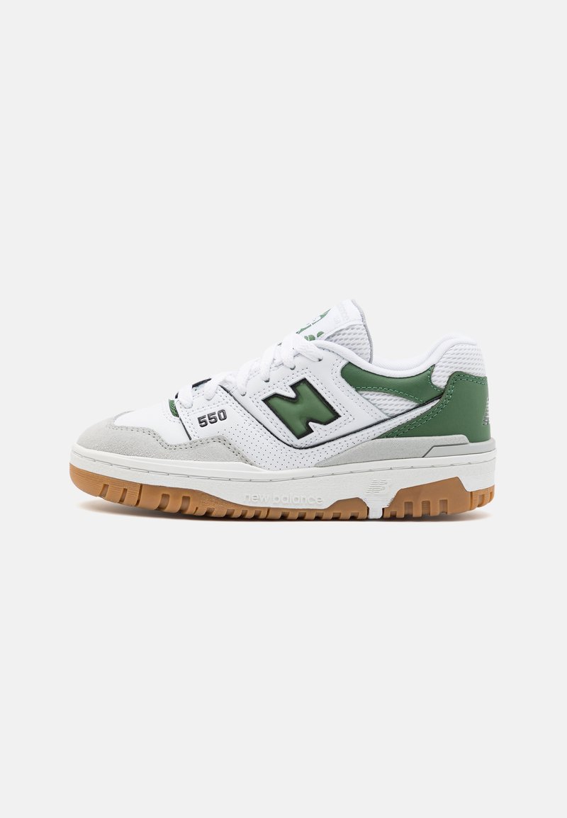 New Balance - 550 UNISEX - Matalavartiset tennarit - white/green, Suurenna