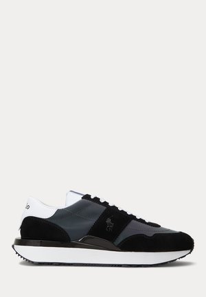 Polo Ralph Lauren TRAIN 89 SUEDE PANELED SNEAKER - Baskets basses - black