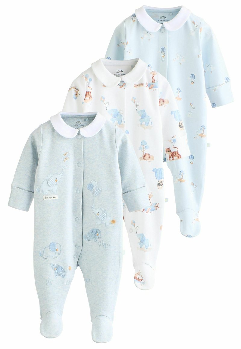 Next BEAR 3 PACK - Pijama de bebé - blue delicate elephant