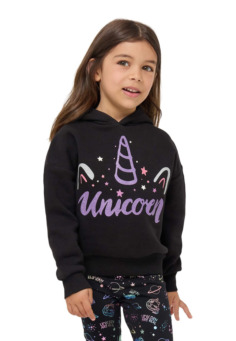 Terranova CON UNICORNO Felpa nero