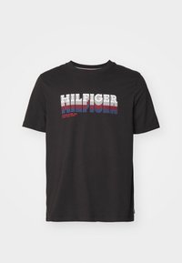 Tommy Hilfiger FADE TEE - Majica kratkih rukava s printom - black