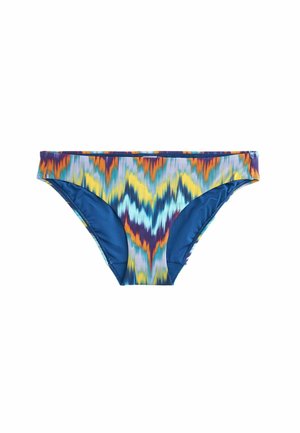 Bikini-Hose - blue purple aztec