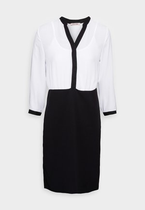 Anna Field Abito a camicia - black/white