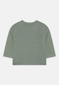 Calvin Klein Jeans MONOGRAM UNISEX - Maglietta a manica lunga - meteor green