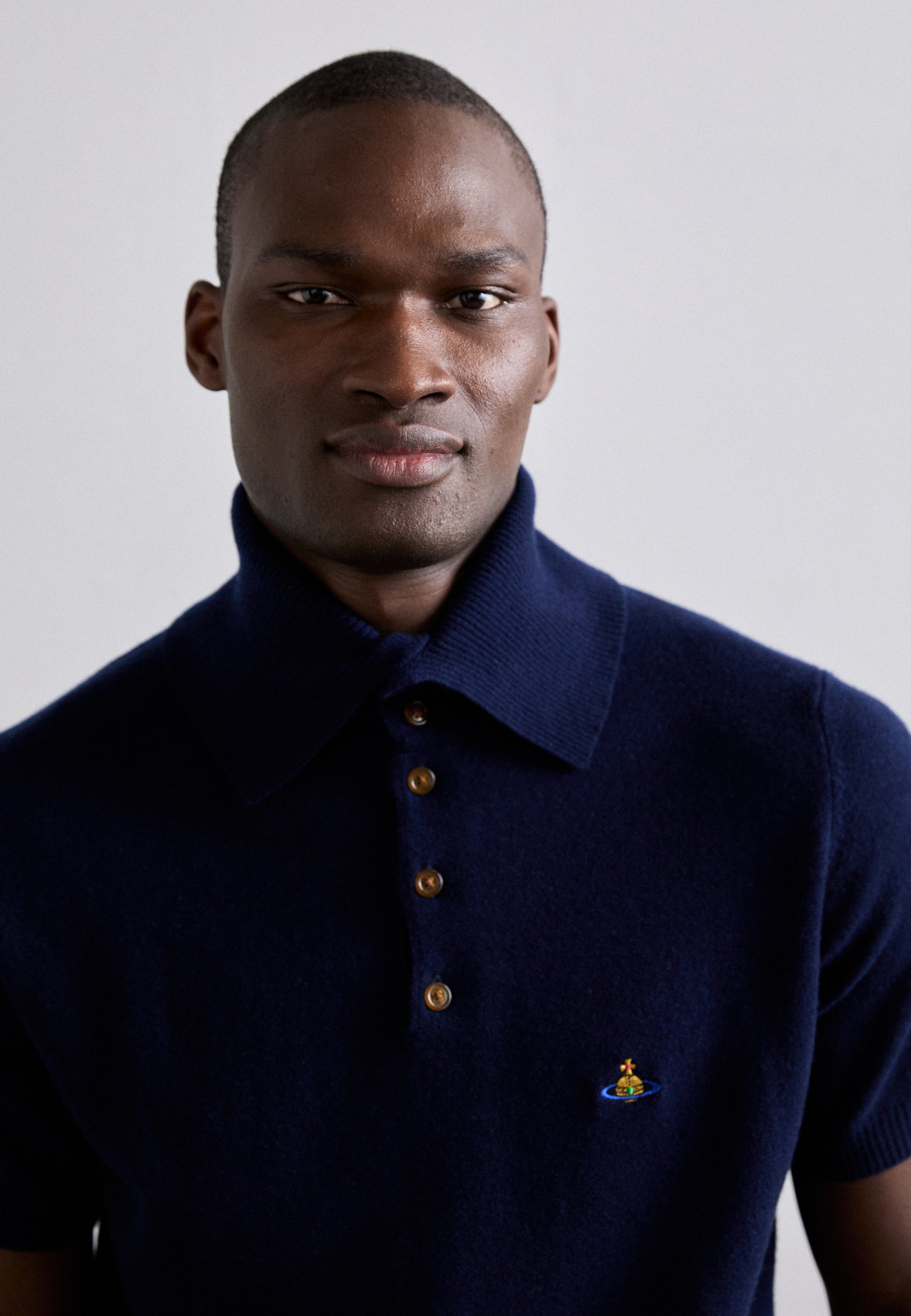 Vivienne Westwood ネイビー ポロシャツ M Vivienne Westwood: Navy Football Polo | SSENSE