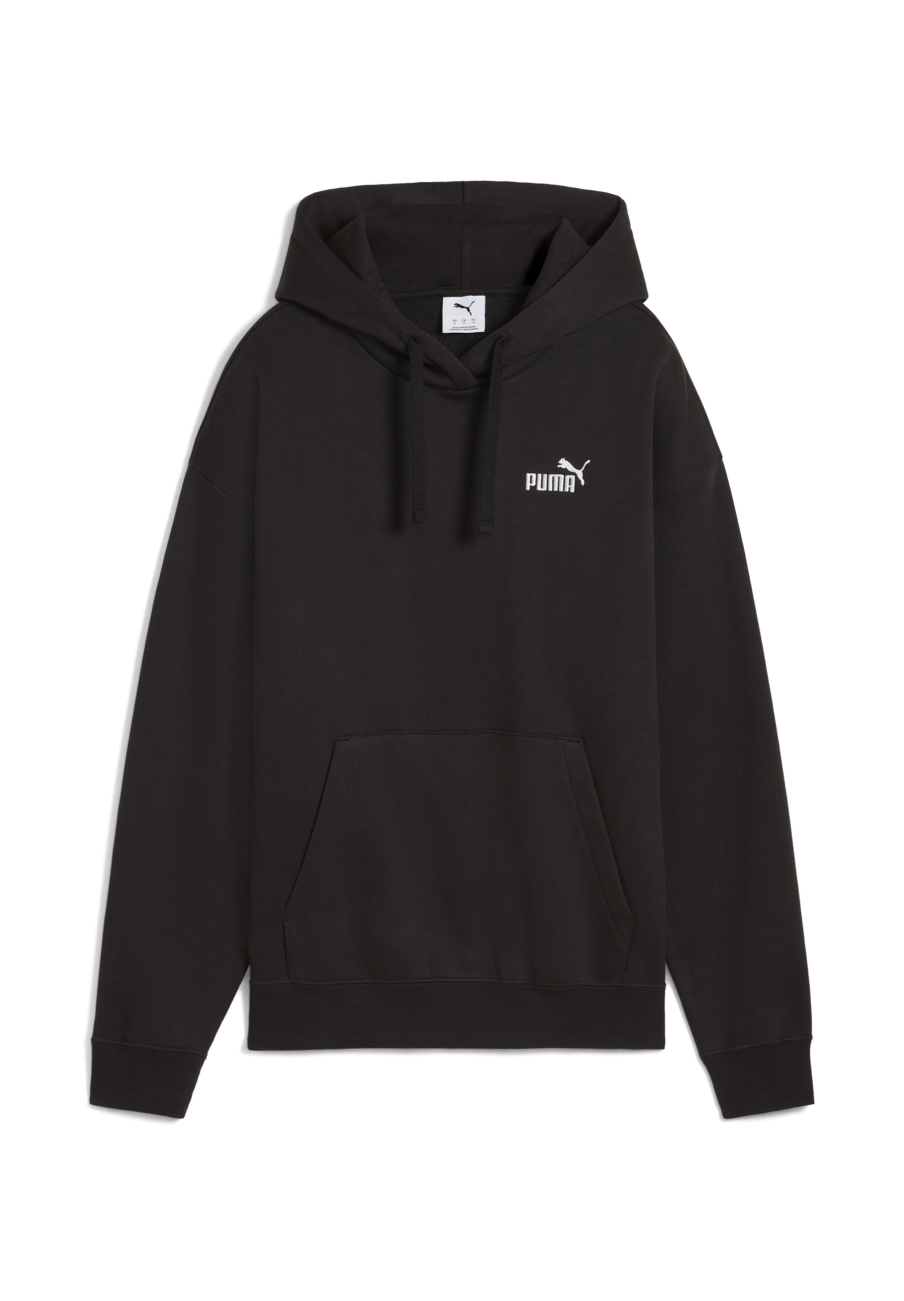 Puma ESSENTIALS SMALL LOGO COMFORT - Mikina s kapucí - black